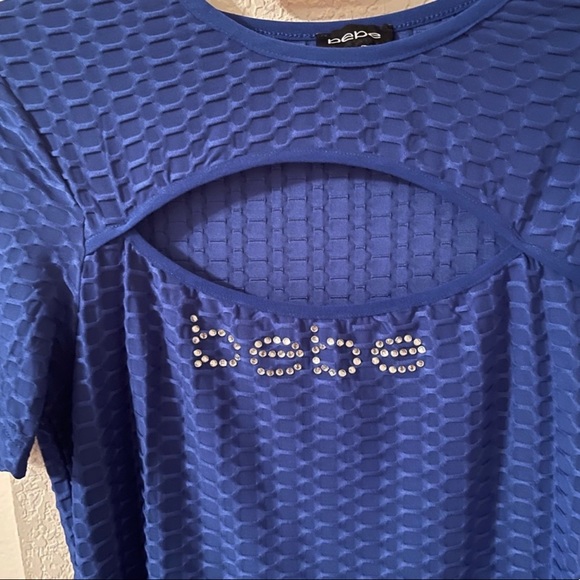 Bebe Womens blue dress size XL new - Picture 6 of 9